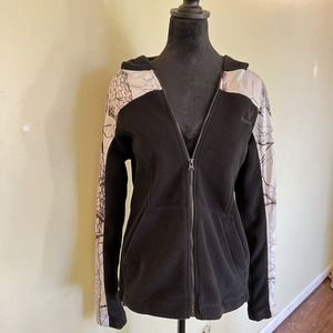 HUNTWORTH-Women's Real Tree‎ Black Gray Camo Hunting Jacket- Women’s Size M Zip